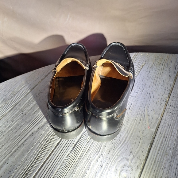 Timberland Black Genuine Leather Penny Loafers Mens 8.5 - Picture 10 of 15